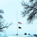 U.S. flag at half-staff at Fort McCoy