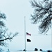 U.S. flag at half-staff at Fort McCoy