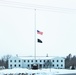 U.S. flag at half-staff at Fort McCoy