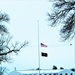 U.S. flag at half-staff at Fort McCoy