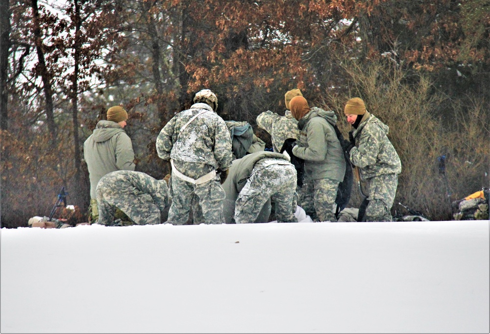 Soldiers learn to build Arctic tents during cold weather training at Fort  McCoy