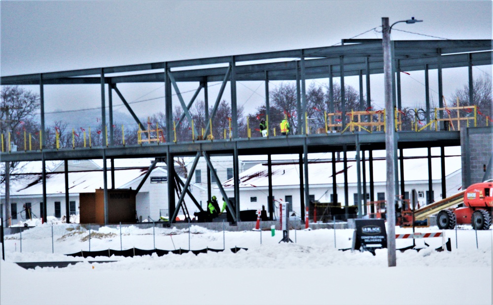 January 2023 construction operations of $11.96 million transient training brigade headquarters at Fort McCoy