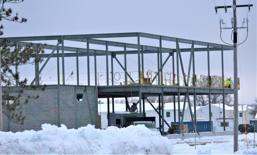 January 2023 construction operations of $11.96 million transient training brigade headquarters at Fort McCoy