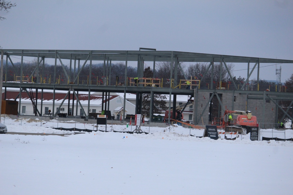 January 2023 construction operations of $11.96 million transient training brigade headquarters at Fort McCoy