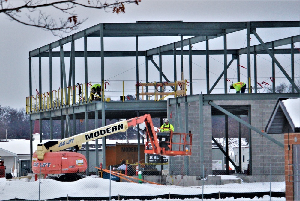 January 2023 construction operations of $11.96 million transient training brigade headquarters at Fort McCoy