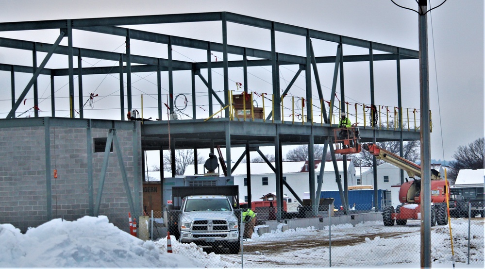 January 2023 construction operations of $11.96 million transient training brigade headquarters at Fort McCoy