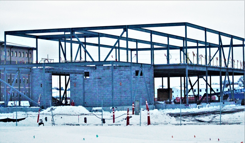 January 2023 construction operations of $11.96 million transient training brigade headquarters at Fort McCoy