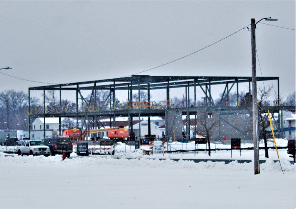 January 2023 construction operations of $11.96 million transient training brigade headquarters at Fort McCoy