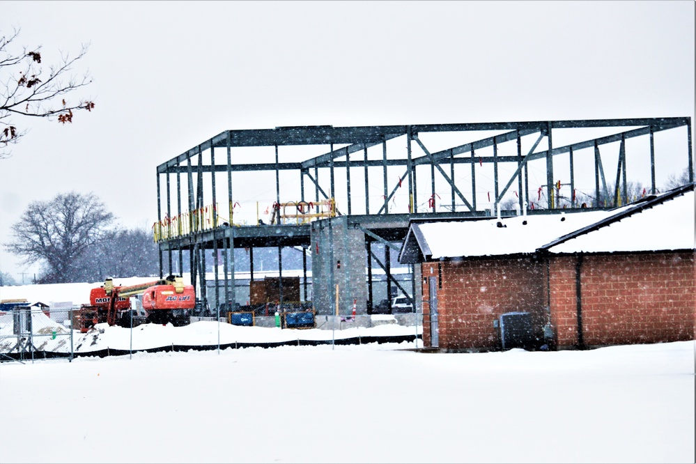 January 2023 construction operations of $11.96 million transient training brigade headquarters at Fort McCoy