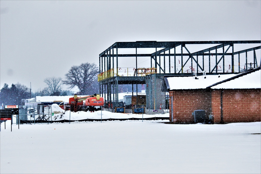 January 2023 construction operations of $11.96 million transient training brigade headquarters at Fort McCoy