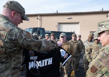 HAF director of logistics visits Wolf Pack, assesses unit needs