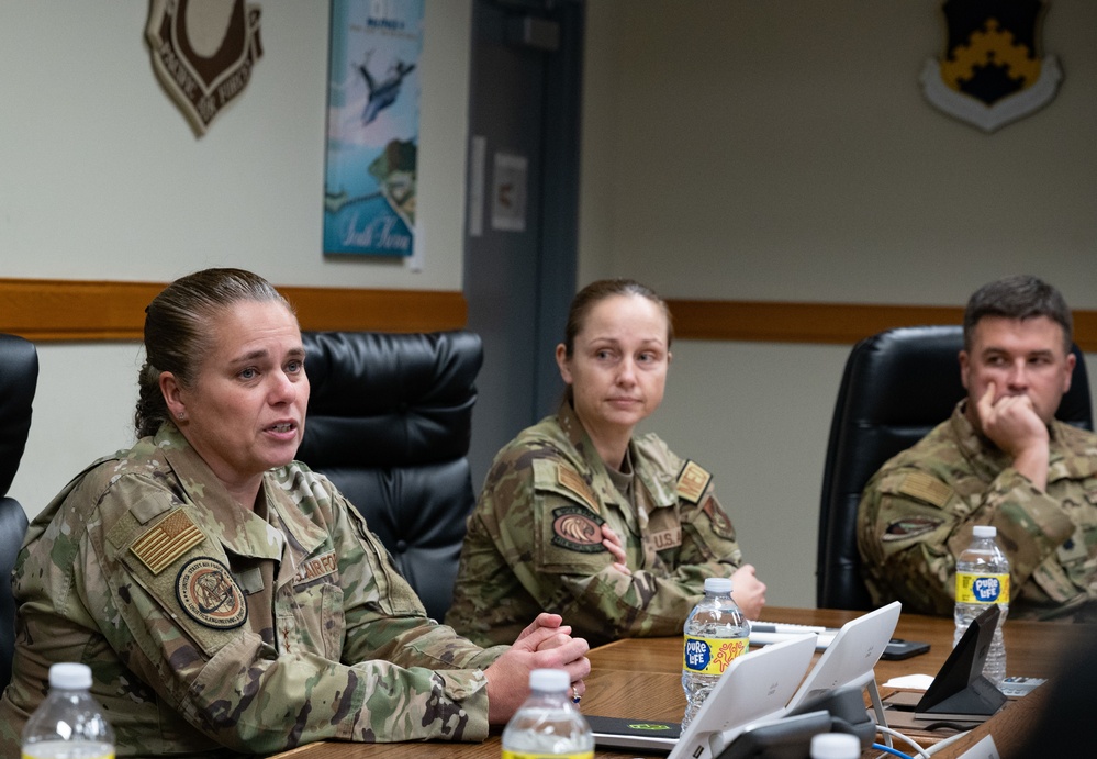 HAF director of logistics visits Wolf Pack, assesses unit needs