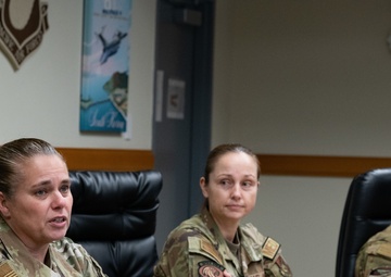 HAF director of logistics visits Wolf Pack, assesses unit needs