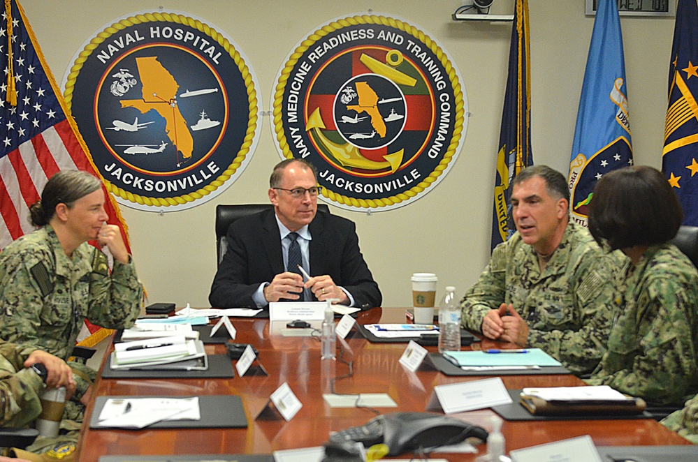 Defense Health Agency Visits Naval Hospital Jacksonville
