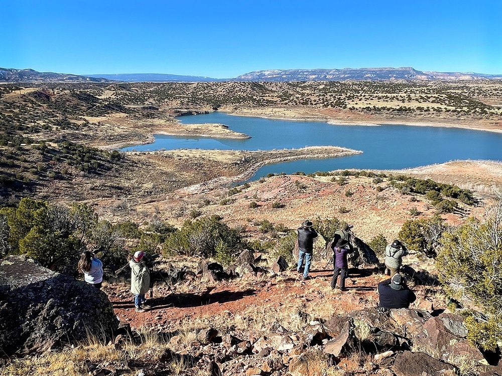 More than 40 volunteers count eagles at annual Abiquiu Lake event