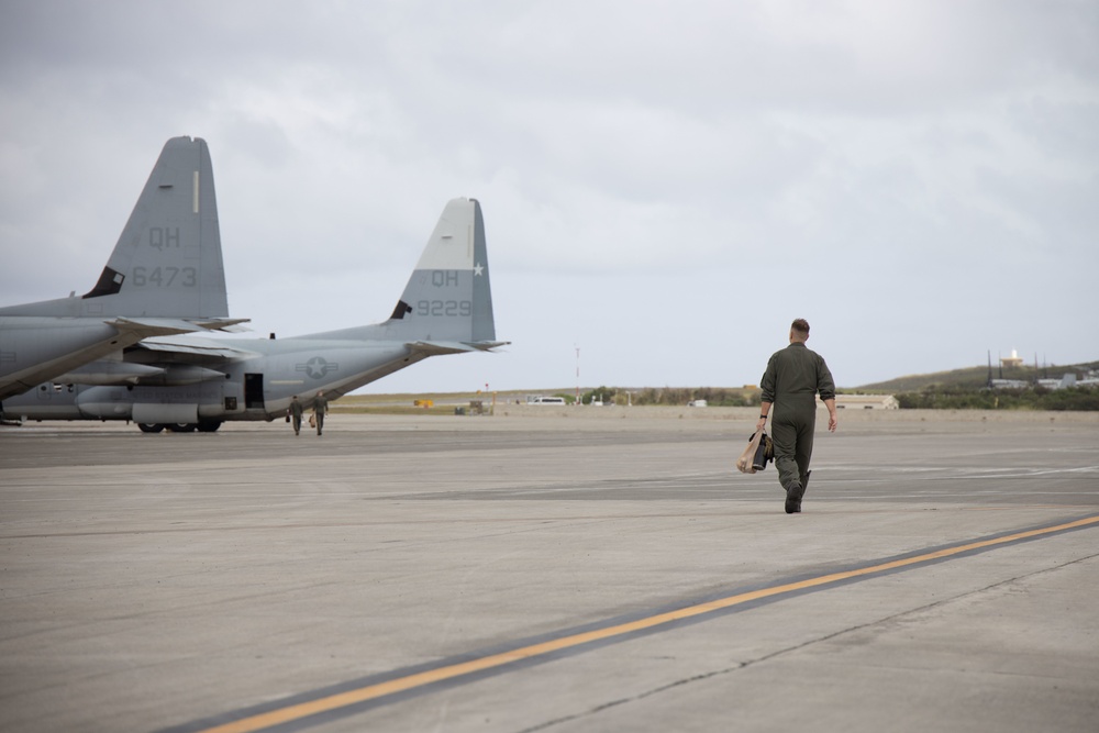 VMGR-153 and 234 conduct air-to-air refueling operations