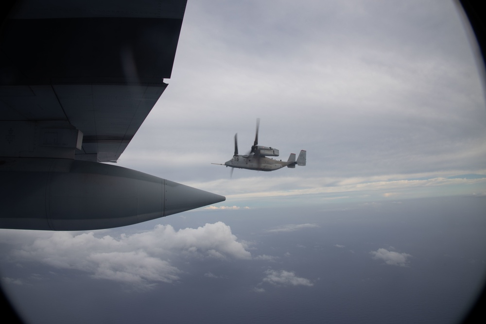 VMGR-153 and 234 conduct air-to-air refueling operations