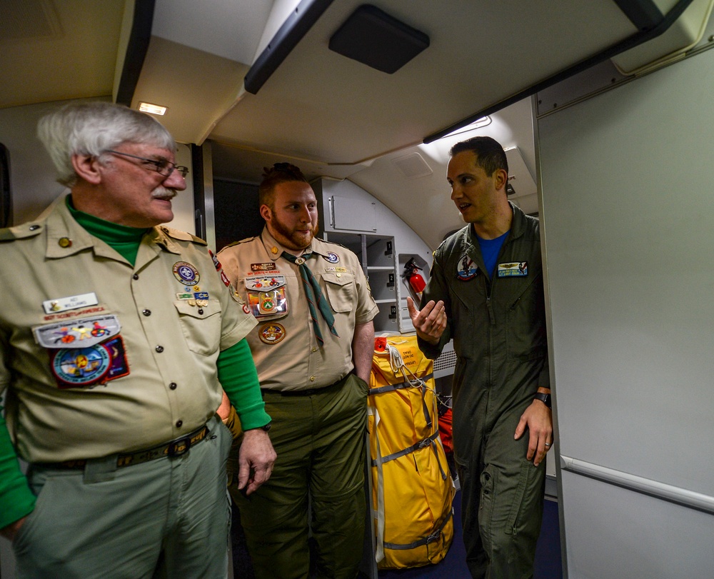 Patrol and Reconnaissance Squadron (VP) 30 Boy Scouts Troop 424 Visit