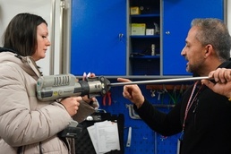 Garrison Public Works offer small workshop during tour of Garrison Wiesbaden grounds