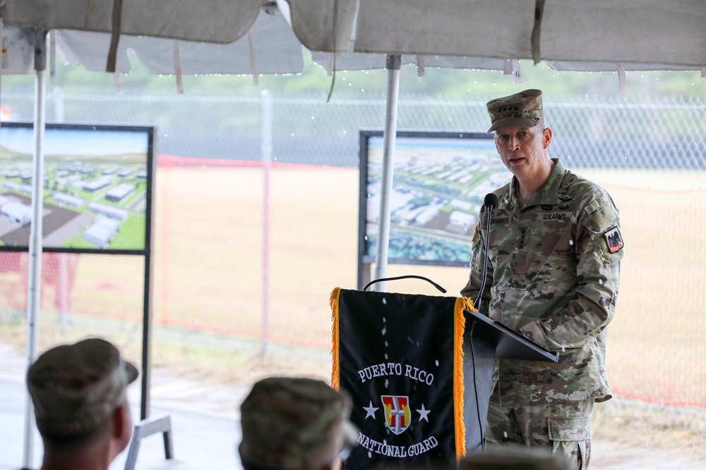 Hokanson participates in Puerto Rico Ground training site groundbreaking