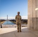 Promoted to Sergeant at Lincoln Memorial