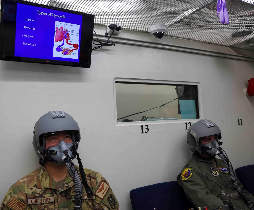 Beale AFB Altitude Chamber conducts Denitrogenation Training