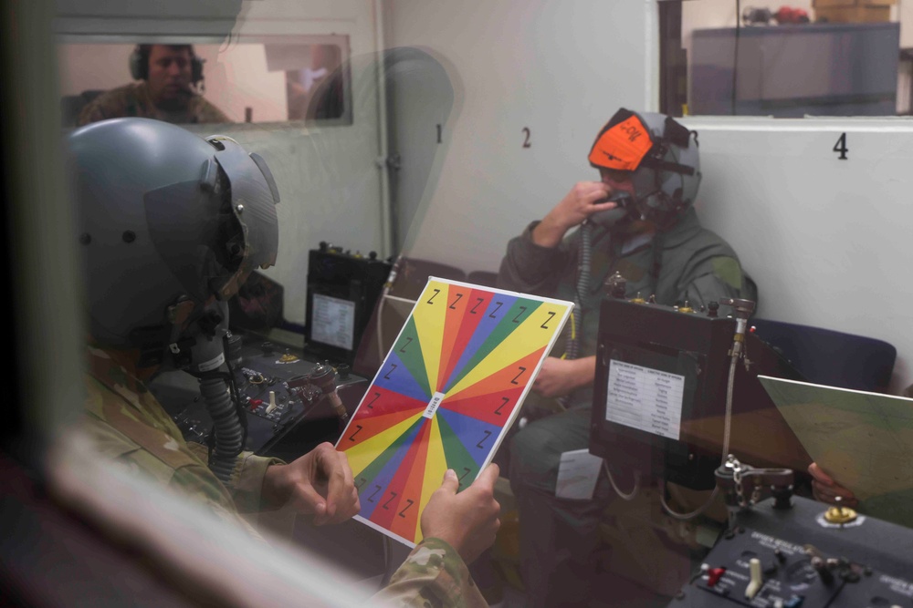 Beale AFB Altitude Chamber conducts Denitrogenation Training