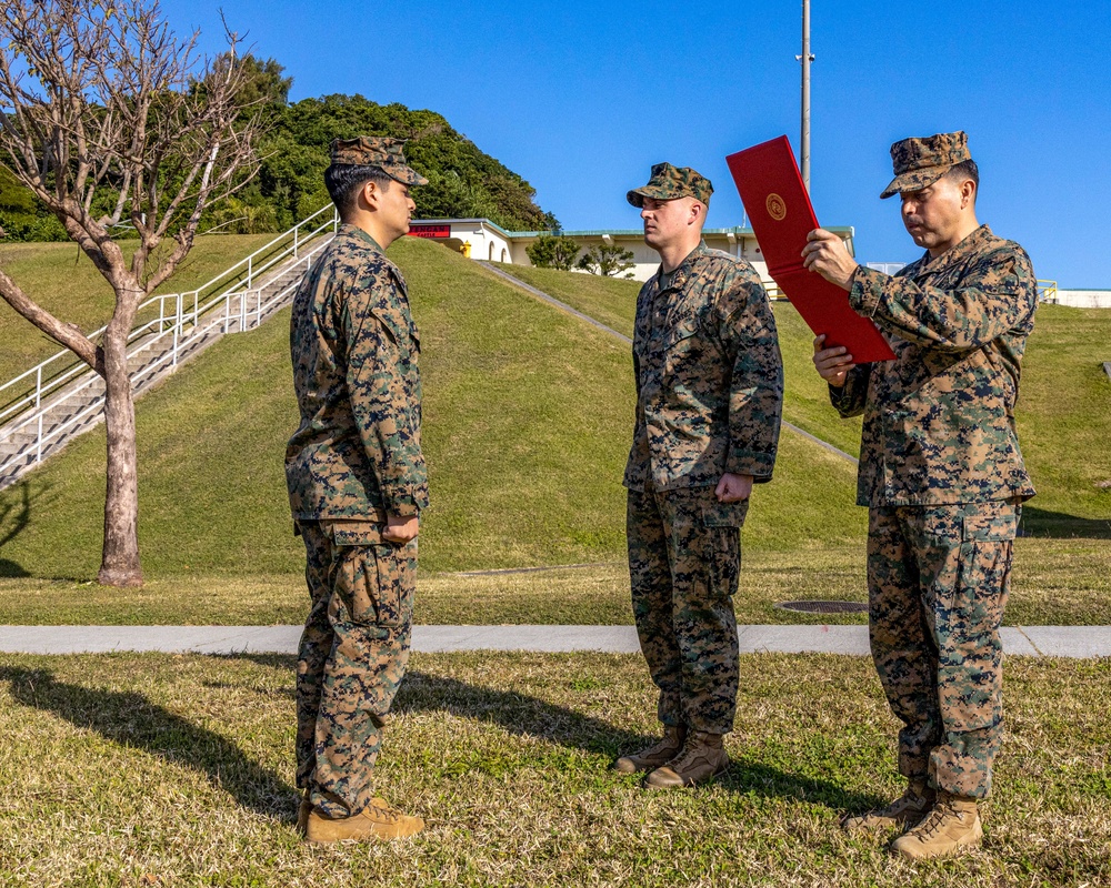 Cpl Enriquez-Barrois Promotion Ceremony