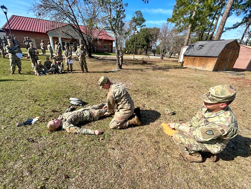 Sustainment Soldiers certify in Tactical Combat Casualty Care