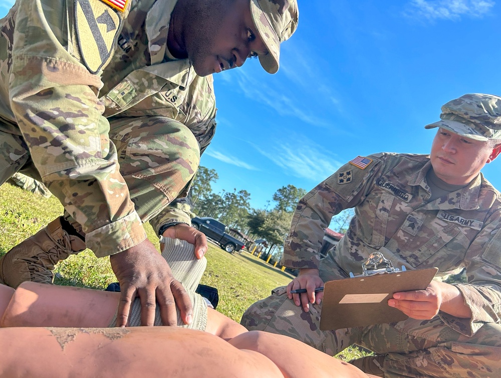 Sustainment Soldiers certify in Tactical Combat Casualty Care