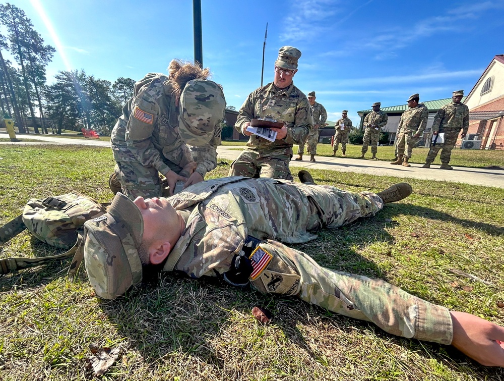 Sustainment Soldiers certify in Tactical Combat Casualty Care