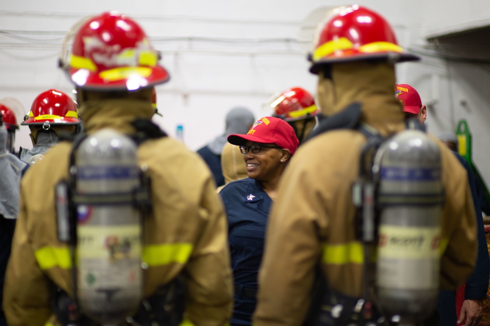 USS Carl Vinson (CVN 70) Conducts General Quarters Training