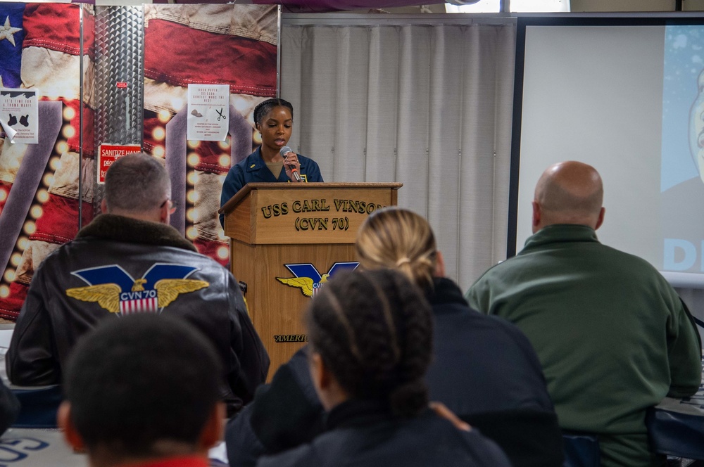 USS Carl Vinson (CVN 70) Holds a Martin Luther King, Jr. Remembrance Celebration