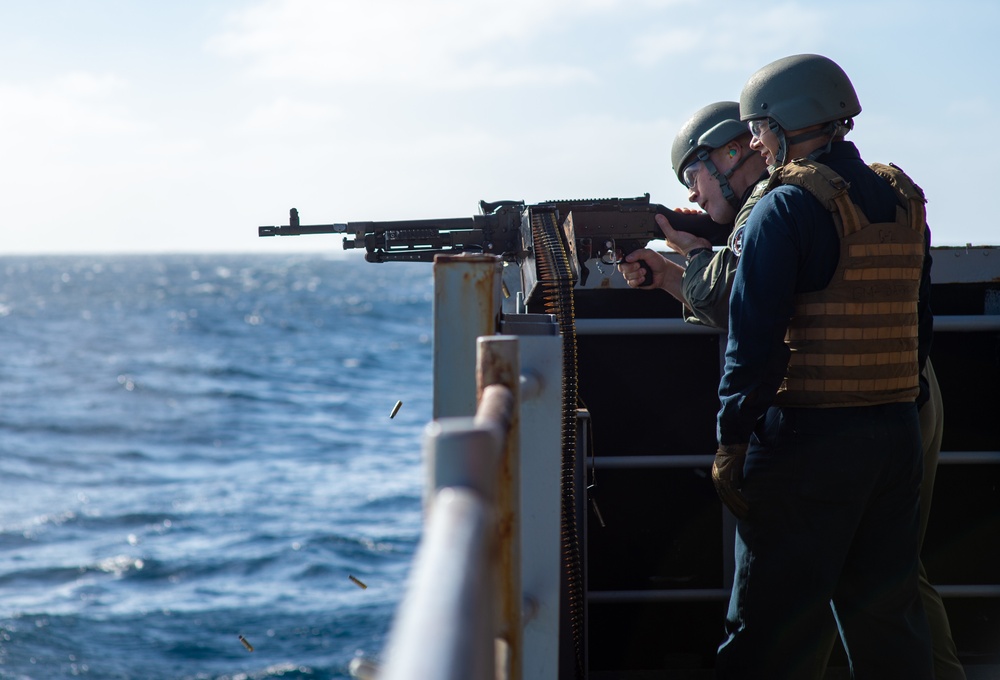 USS Carl Vinson (CVN 70) Conducts Live-Fire Exercise