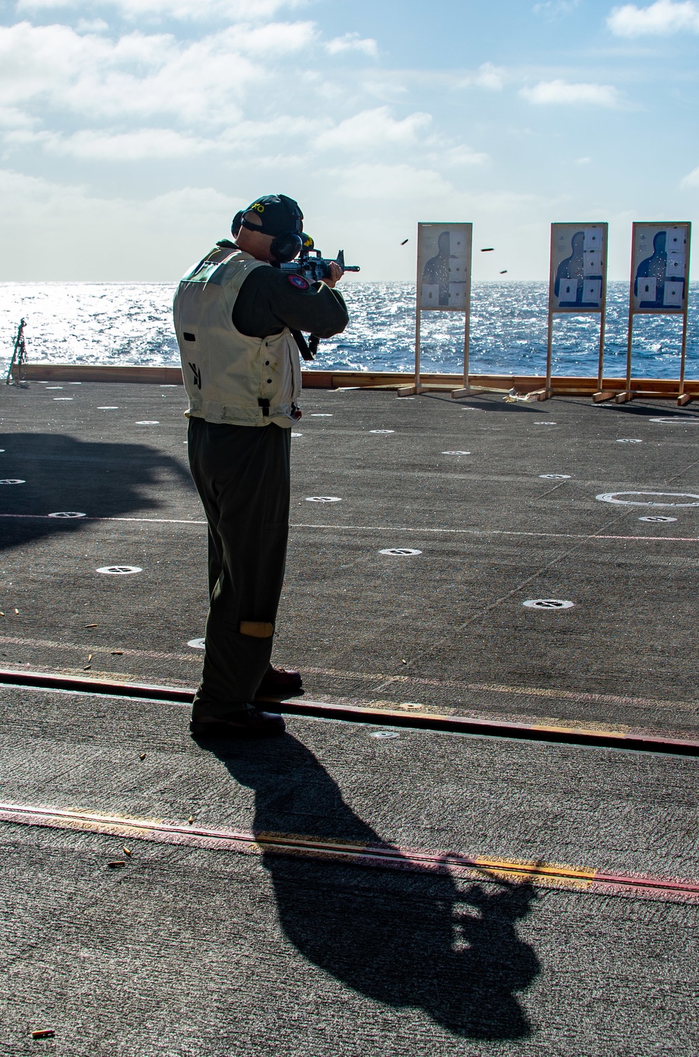 USS Carl Vinson (CVN 70) Conducts Live-Fire Exercise