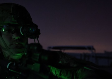 Task Force Spartan Soldiers conquer night MOUT training during Juniper Oak 2023