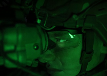 Task Force Spartan Soldiers conquer night MOUT training during Juniper Oak 2023