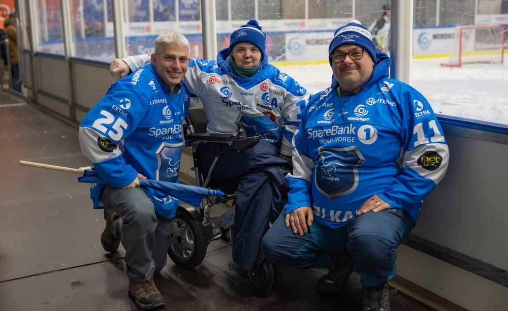 2d CEB attends Arctic Eagles hockey game