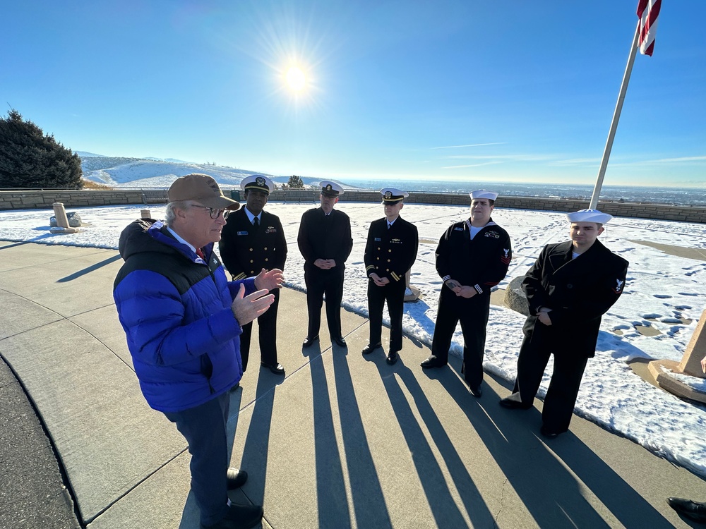 PCU Idaho crewmembers visit namesake state