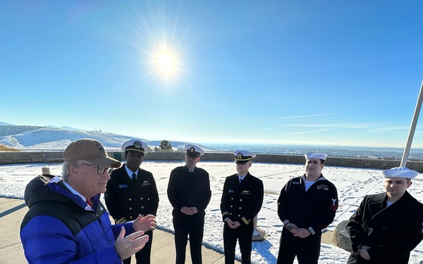 PCU Idaho crewmembers visit namesake state