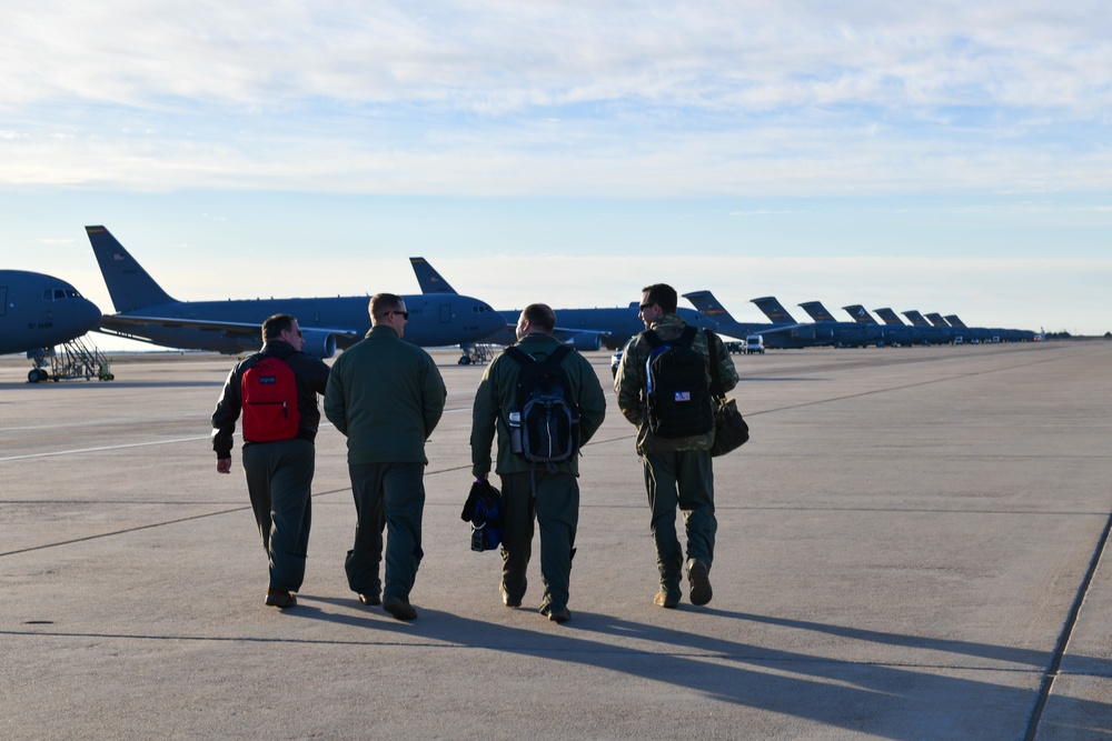 AAFB aircrews demonstrate agility, spice up training during severe weather