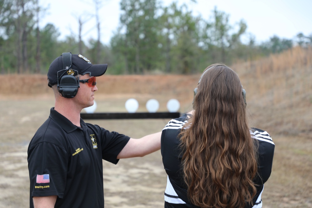 Atlanta Falcons staff visit the U.S. Army Marksmanship Unit
