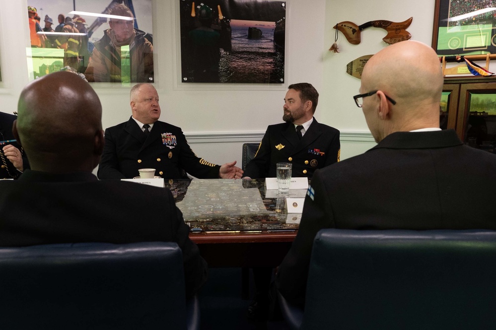 Norwegian Navy MCPON's Visit Master Chief Petty Officer of the Navy James Honea