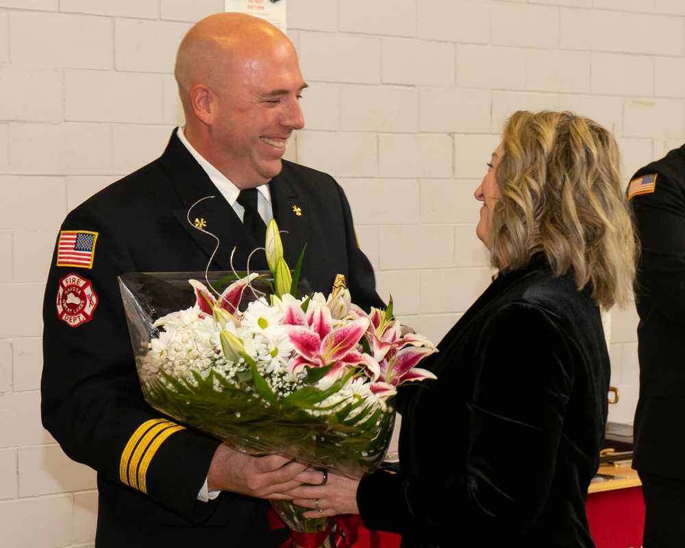 Great Lakes Fire &amp; Emergency Services Holds Promotion &amp; Retirement