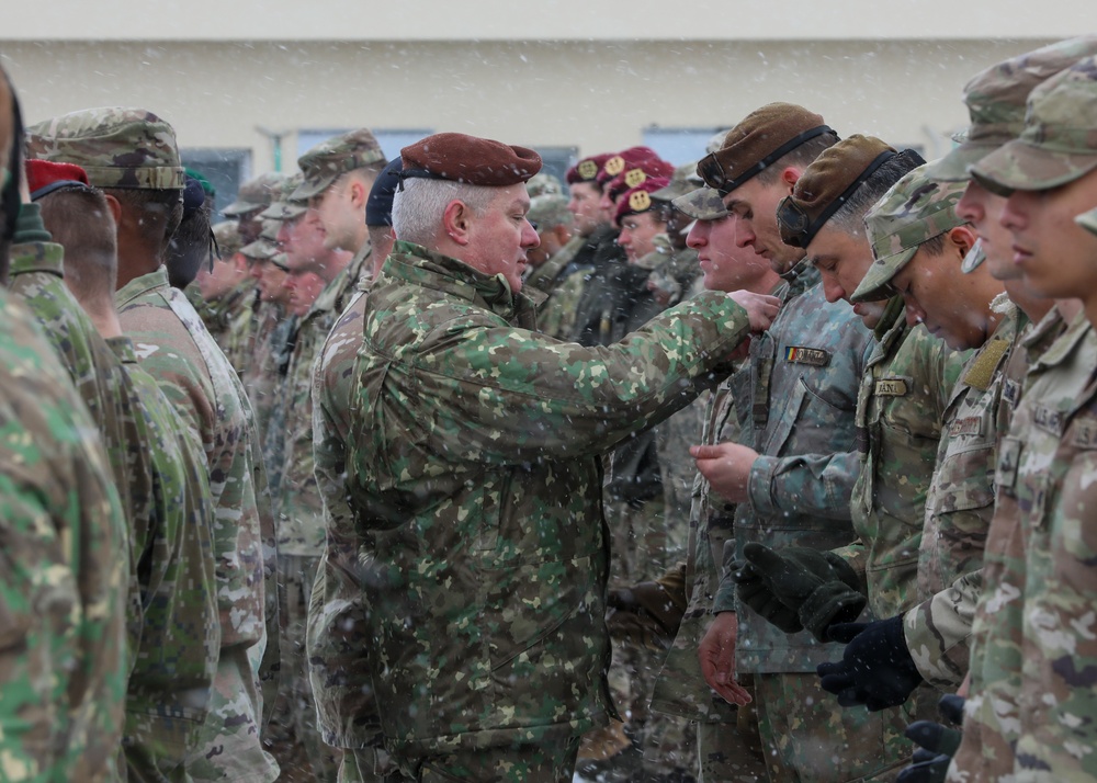 The 101st Air Assault Multi-national training in Romania