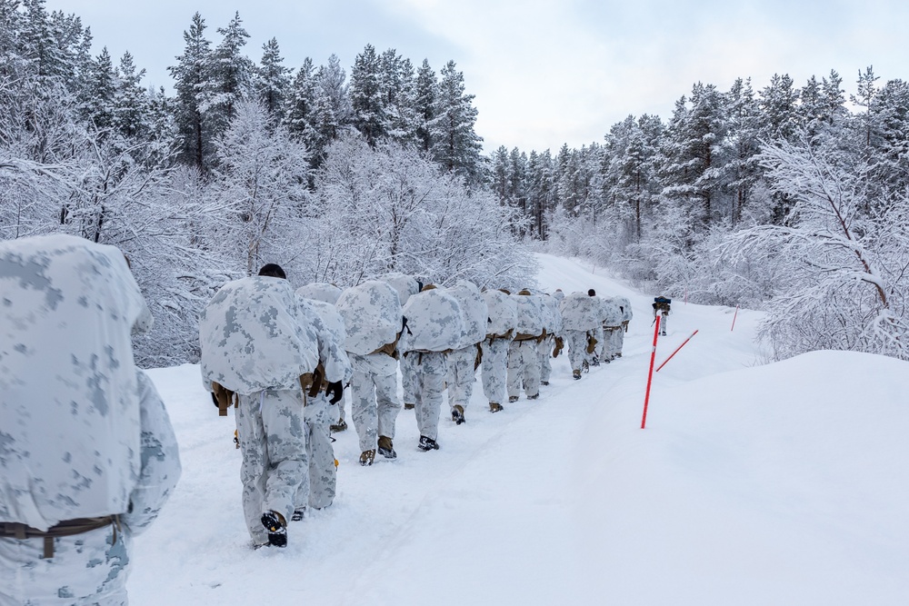 Combat Logistics Battalion 2 Hike