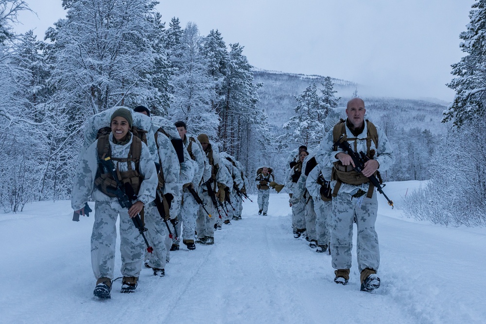 Combat Logistics Battalion 2 Hike