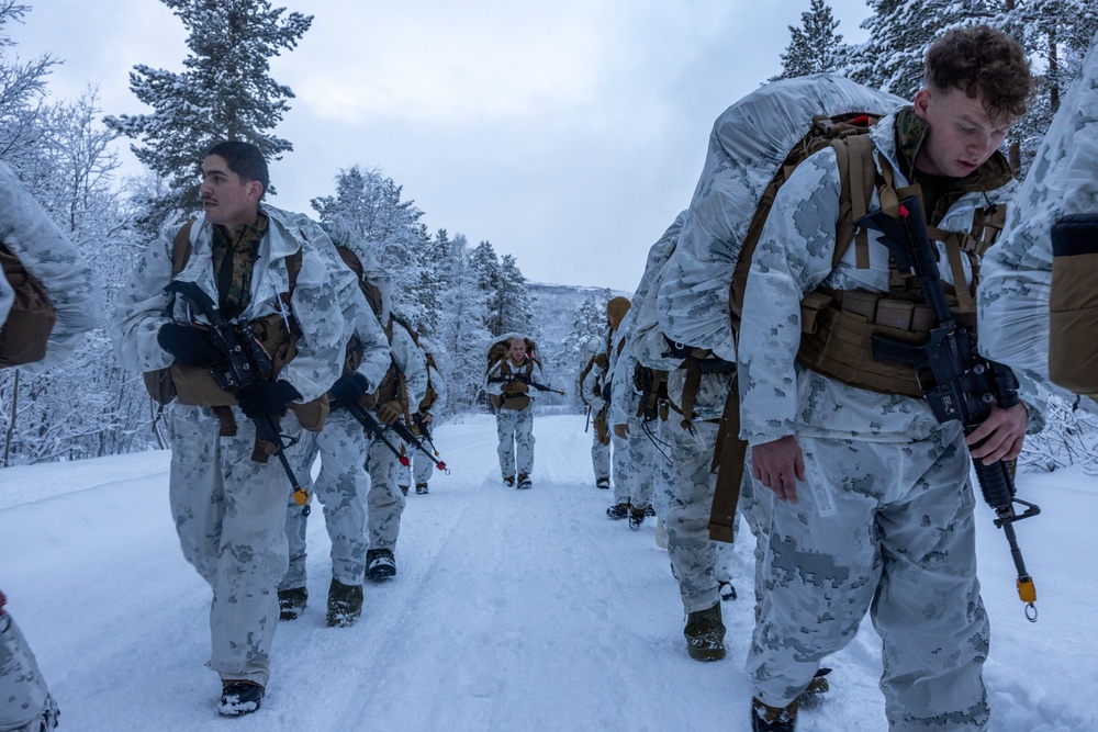 Combat Logistics Battalion 2 Hike