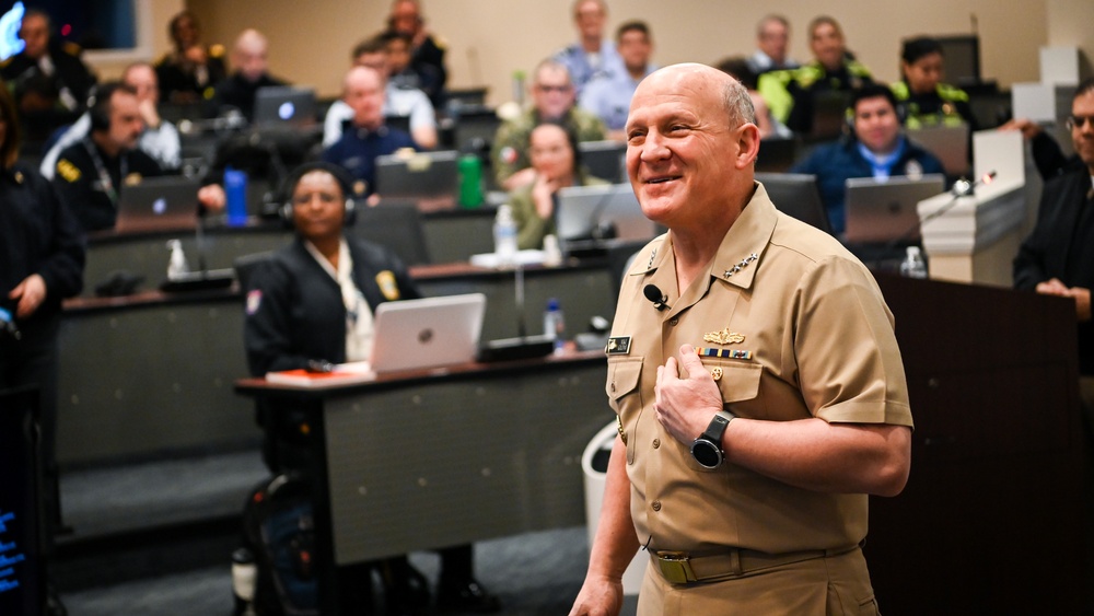 U.S. Chief of Navy Operations speaks to IADC Class 62 Students  