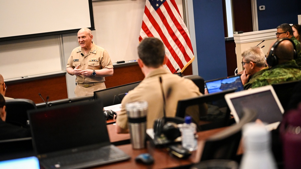 U.S. Chief of Navy Operations speaks to IADC Class 62 Students  